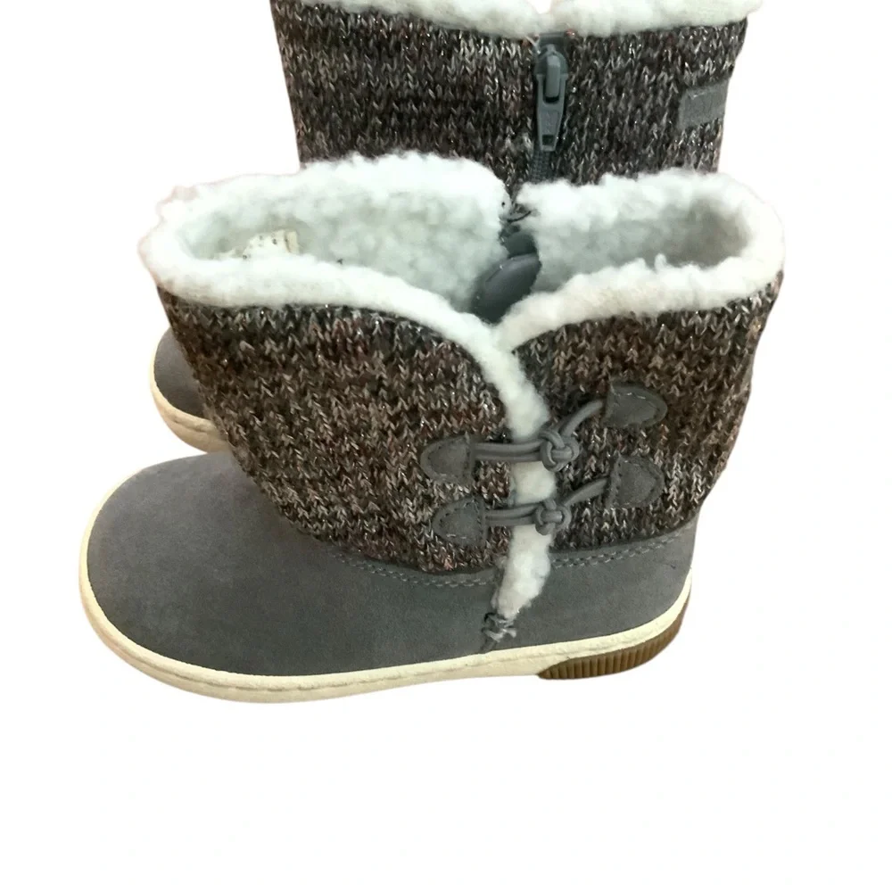 Stride Rite Kerri Sparkly Sweater Boots Comfort Excellent